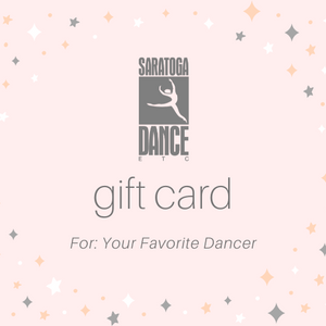 Saratoga Dance Gift Card