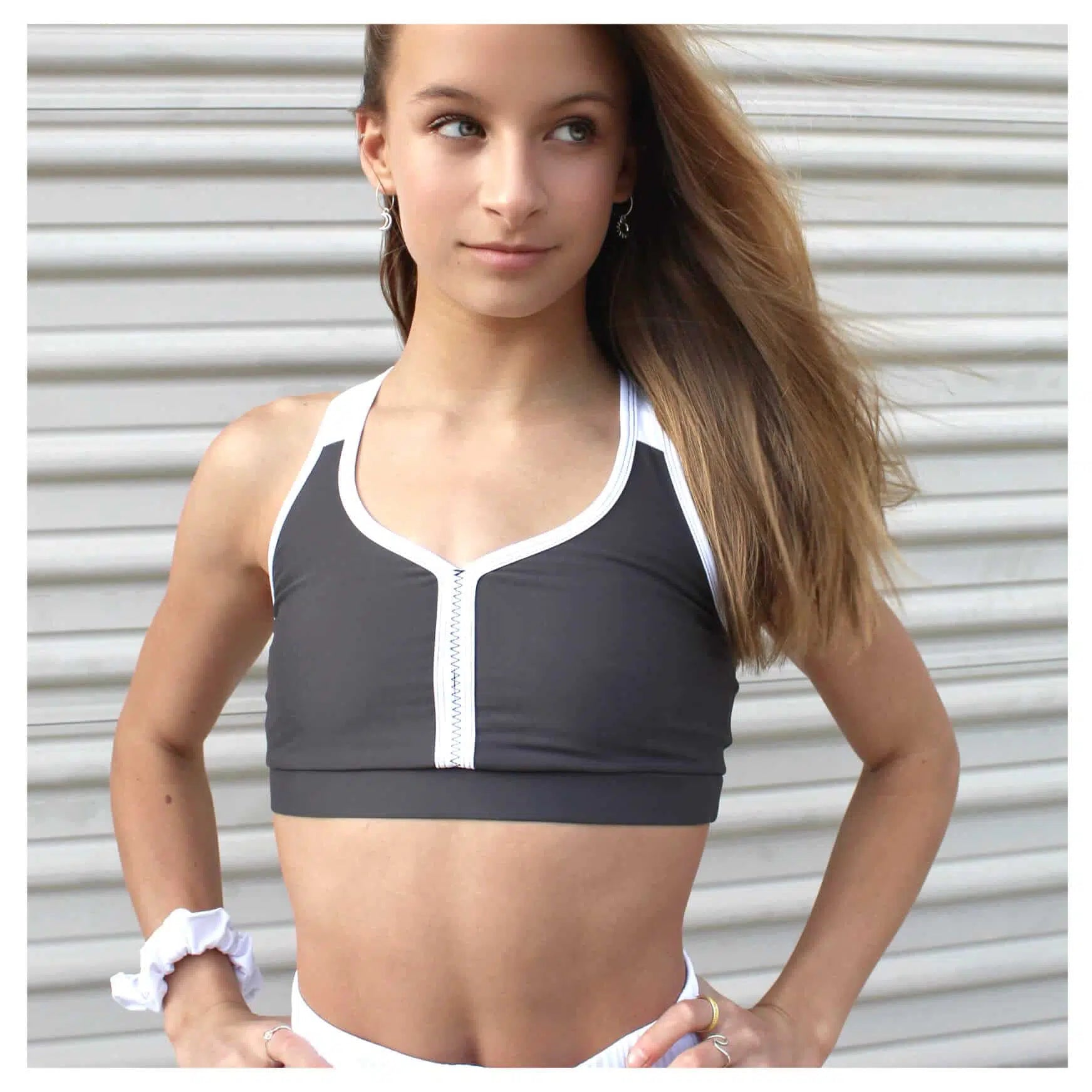 Adult Tank Crop Top with Webbed Design – FreeStyle Dancewear